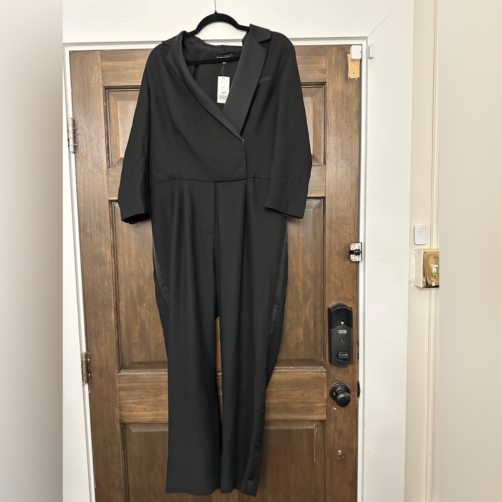 Banana Republic Black Business Casual Romper Size 14 NWT